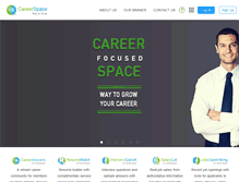Tablet Screenshot of careerspace.com
